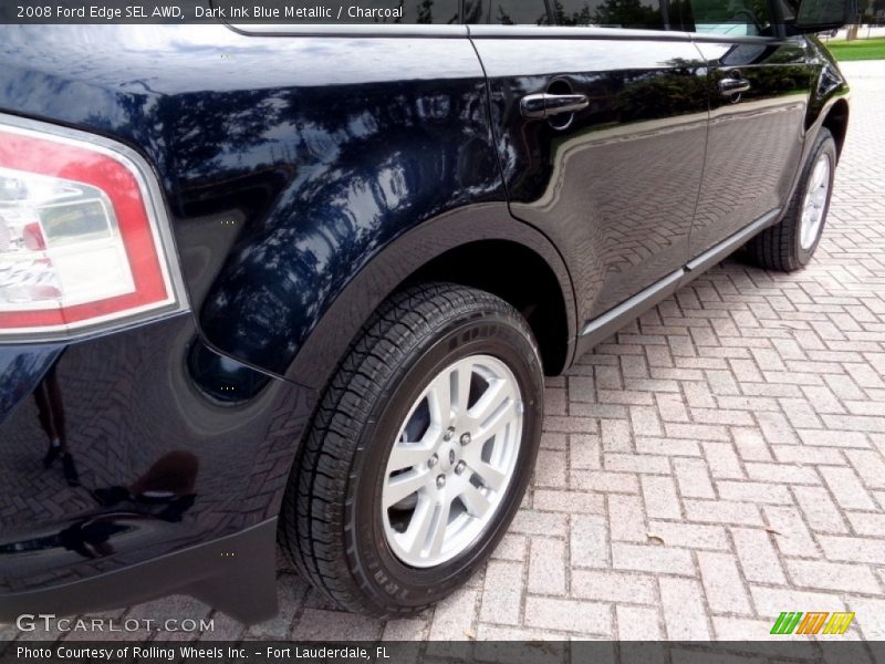 Dark Ink Blue Metallic / Charcoal 2008 Ford Edge SEL AWD