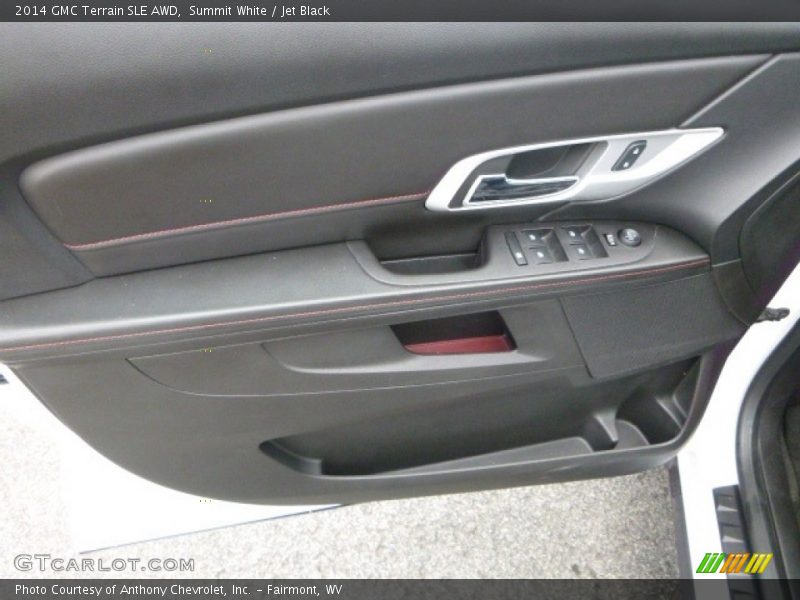 Summit White / Jet Black 2014 GMC Terrain SLE AWD
