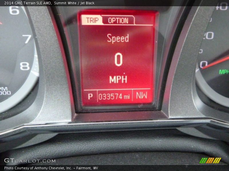 Summit White / Jet Black 2014 GMC Terrain SLE AWD