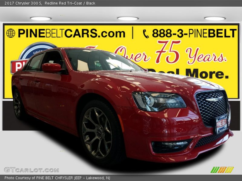 Redline Red Tri-Coat / Black 2017 Chrysler 300 S