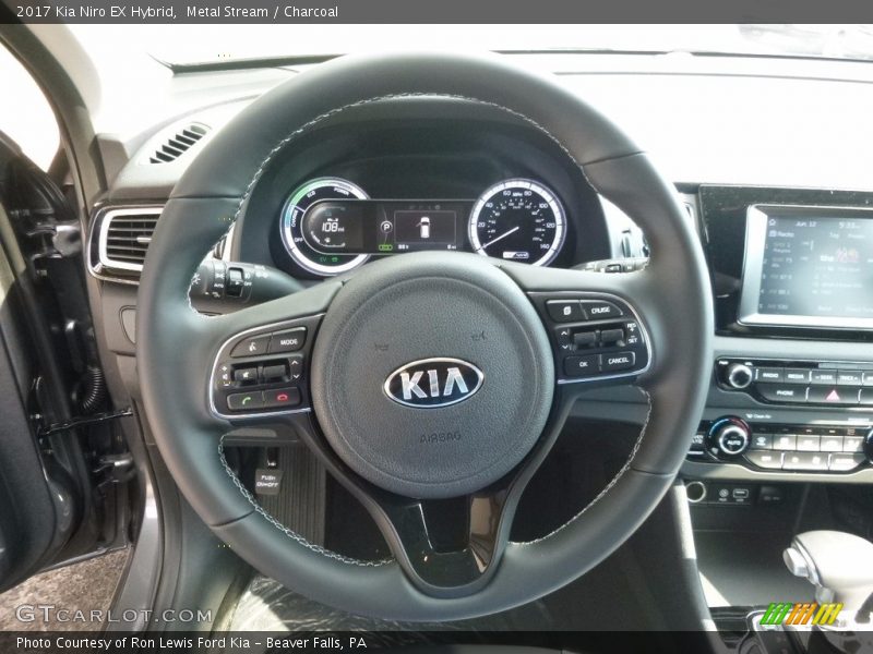 Metal Stream / Charcoal 2017 Kia Niro EX Hybrid