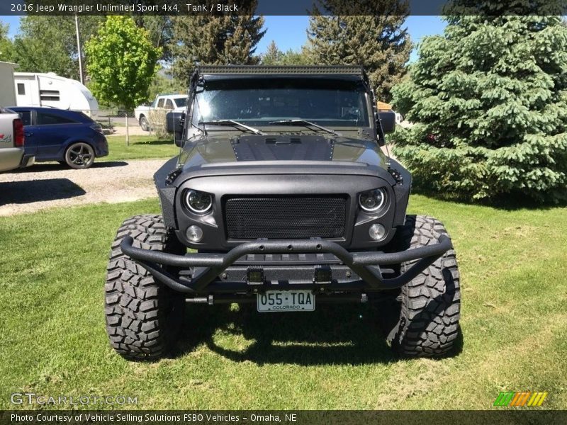 Tank / Black 2016 Jeep Wrangler Unlimited Sport 4x4