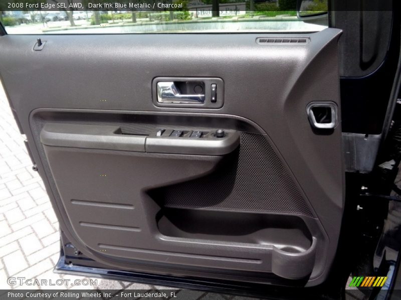 Dark Ink Blue Metallic / Charcoal 2008 Ford Edge SEL AWD