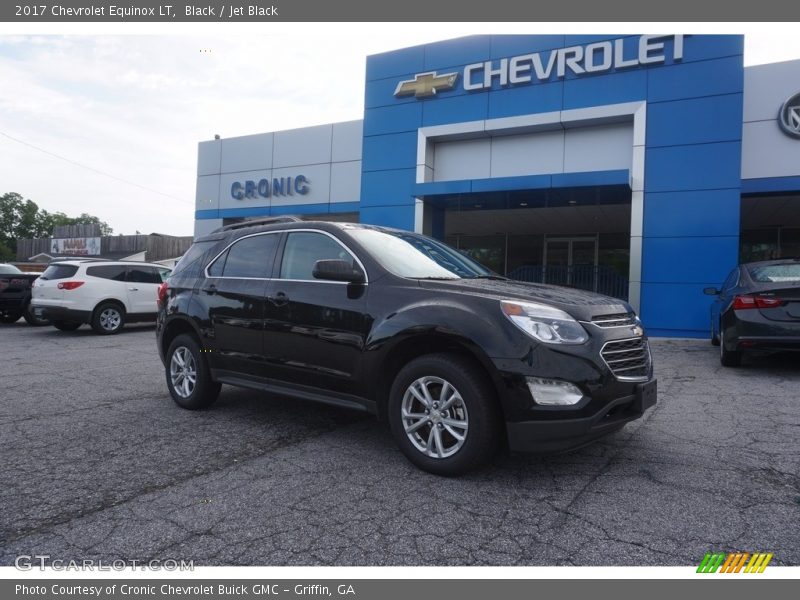 Black / Jet Black 2017 Chevrolet Equinox LT