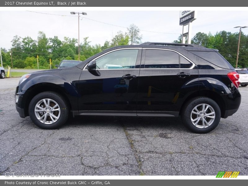 Black / Jet Black 2017 Chevrolet Equinox LT