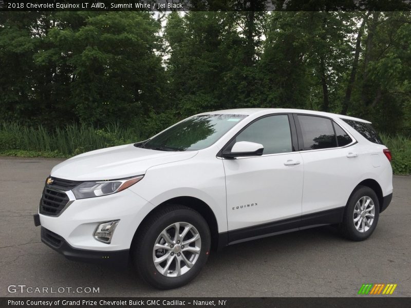 Summit White / Jet Black 2018 Chevrolet Equinox LT AWD