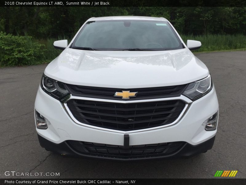 Summit White / Jet Black 2018 Chevrolet Equinox LT AWD