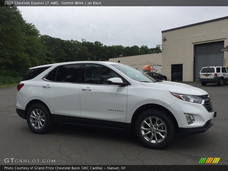 Summit White / Jet Black 2018 Chevrolet Equinox LT AWD