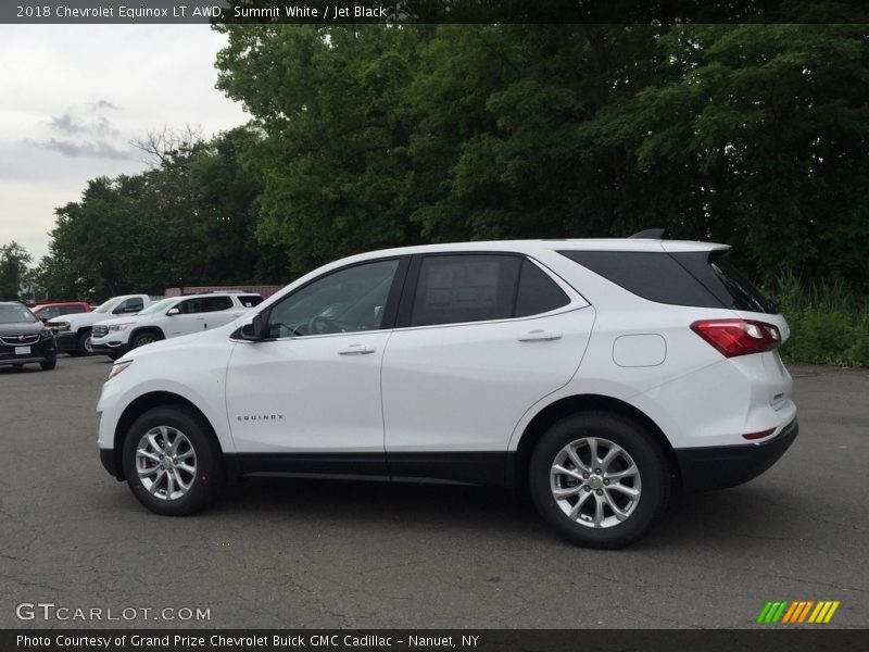 Summit White / Jet Black 2018 Chevrolet Equinox LT AWD