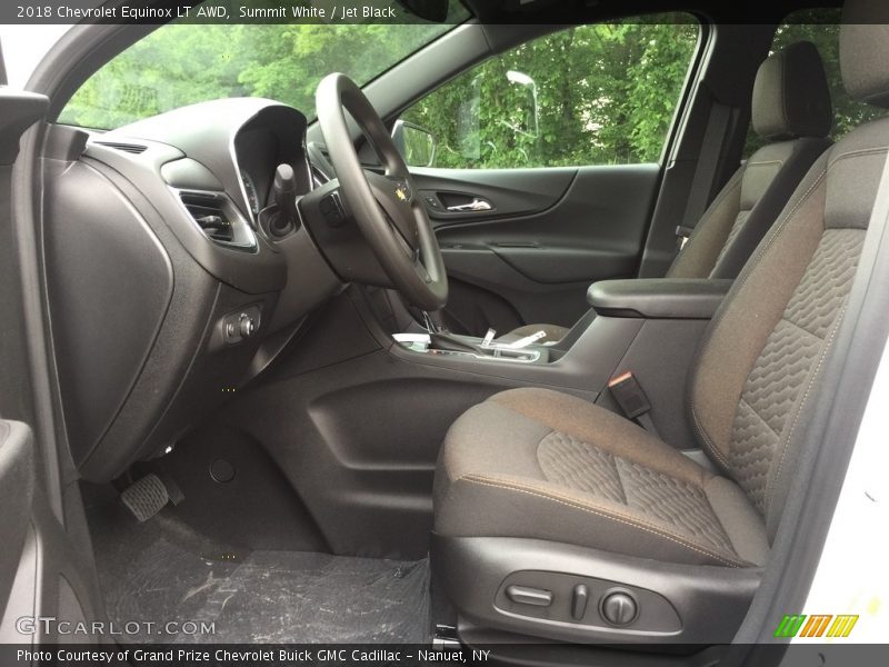 Summit White / Jet Black 2018 Chevrolet Equinox LT AWD