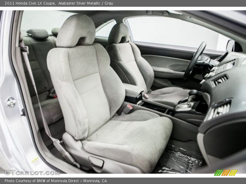 Alabaster Silver Metallic / Gray 2011 Honda Civic LX Coupe