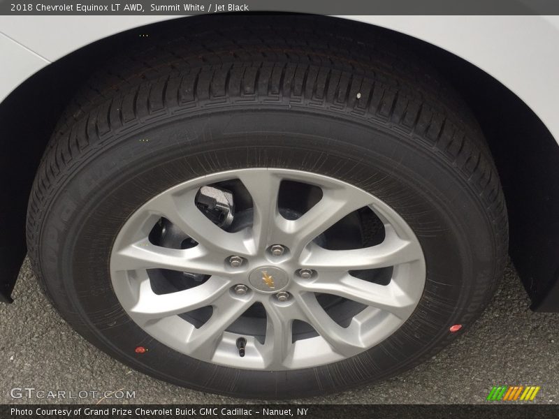 Summit White / Jet Black 2018 Chevrolet Equinox LT AWD