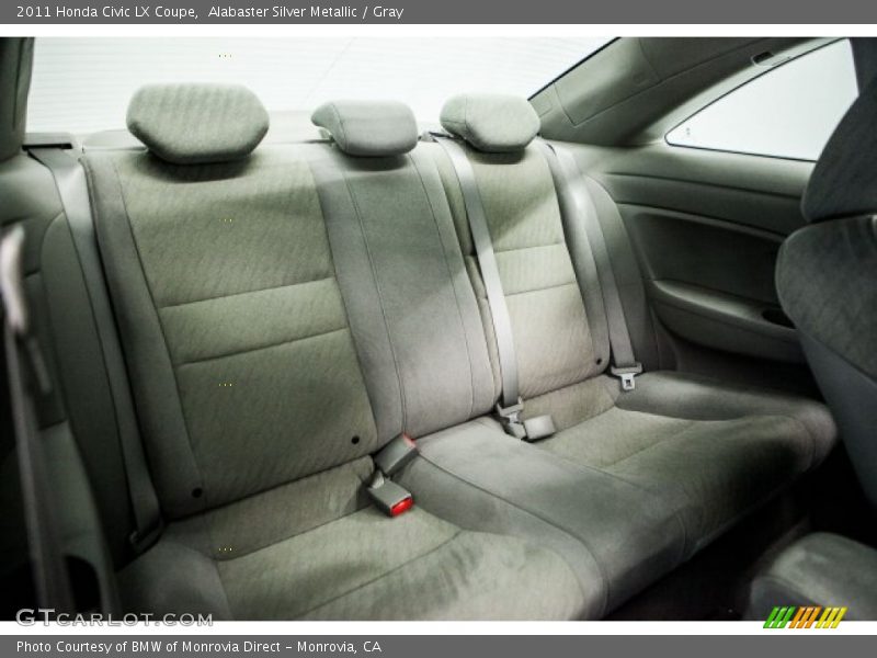 Alabaster Silver Metallic / Gray 2011 Honda Civic LX Coupe