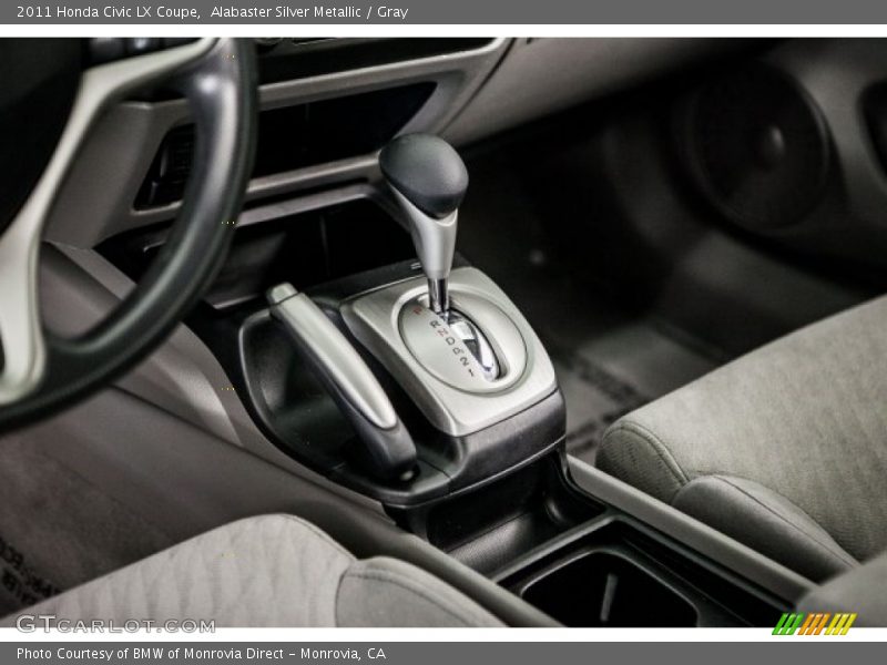Alabaster Silver Metallic / Gray 2011 Honda Civic LX Coupe