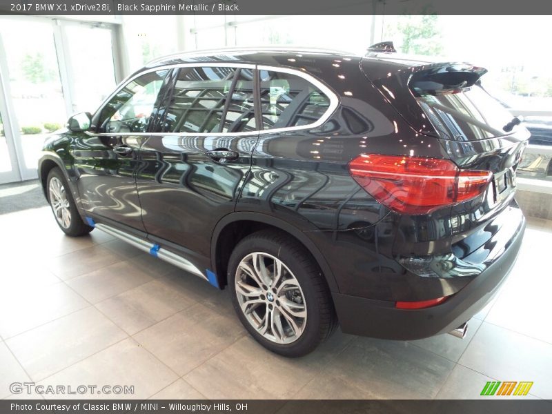 Black Sapphire Metallic / Black 2017 BMW X1 xDrive28i