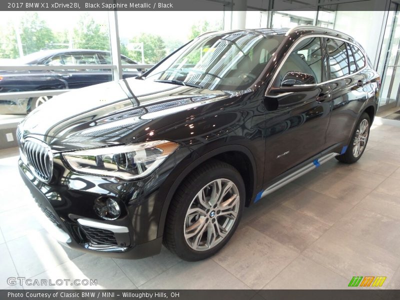 Black Sapphire Metallic / Black 2017 BMW X1 xDrive28i