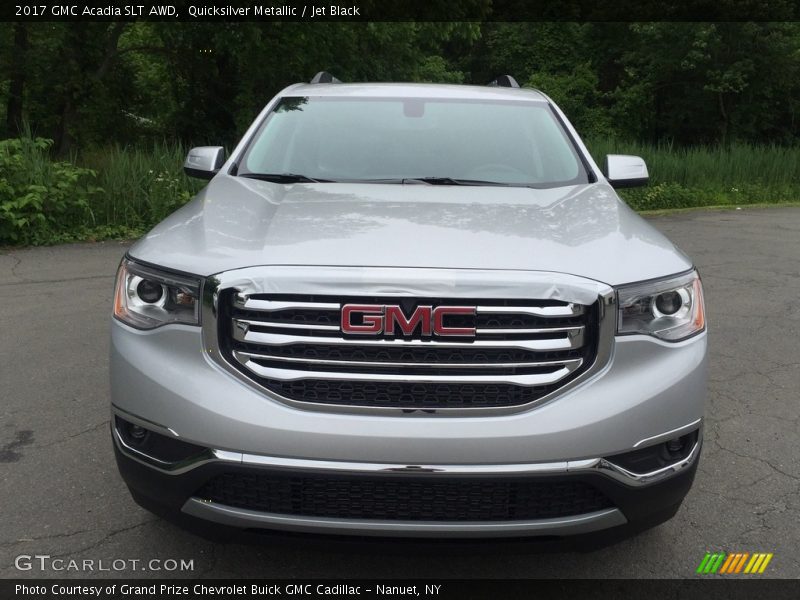 Quicksilver Metallic / Jet Black 2017 GMC Acadia SLT AWD