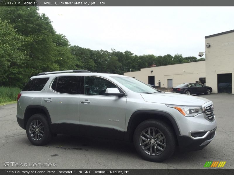Quicksilver Metallic / Jet Black 2017 GMC Acadia SLT AWD