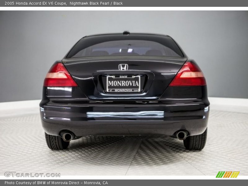 Nighthawk Black Pearl / Black 2005 Honda Accord EX V6 Coupe