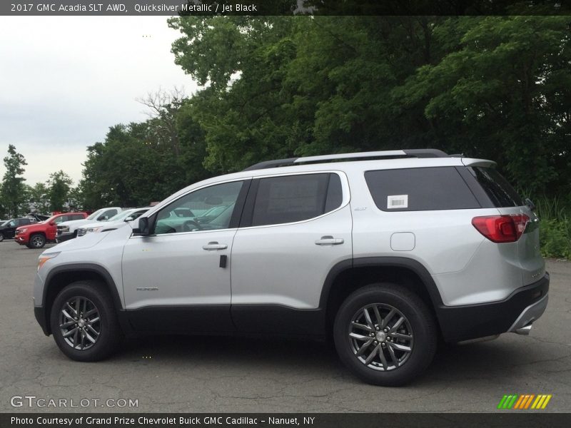 Quicksilver Metallic / Jet Black 2017 GMC Acadia SLT AWD