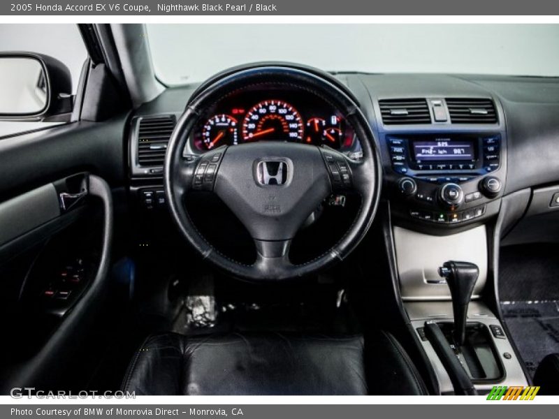 Nighthawk Black Pearl / Black 2005 Honda Accord EX V6 Coupe
