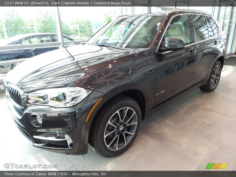 Dark Graphite Metallic / Canberra Beige/Black 2017 BMW X5 xDrive35d