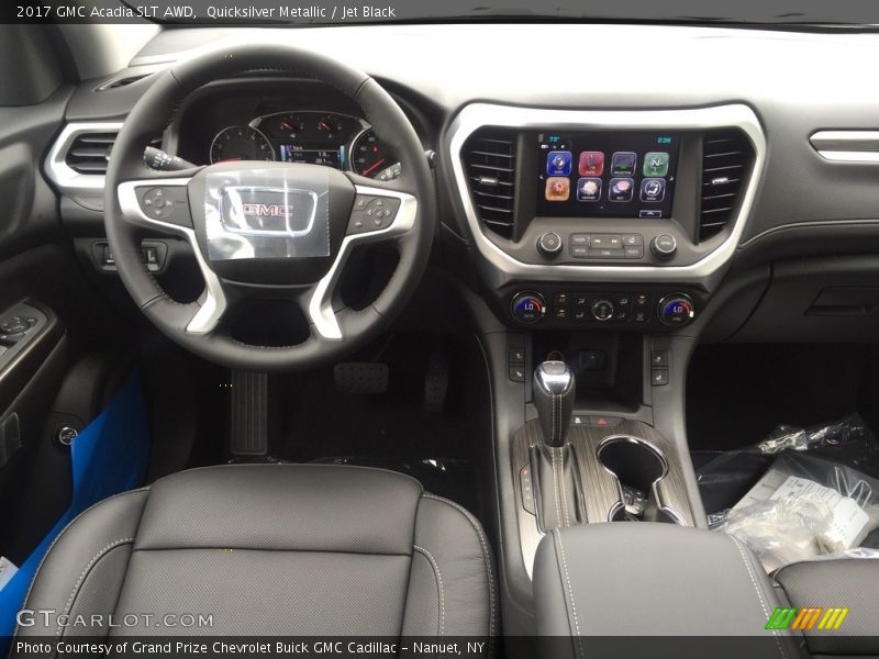 Quicksilver Metallic / Jet Black 2017 GMC Acadia SLT AWD