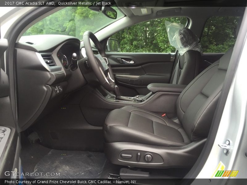 Quicksilver Metallic / Jet Black 2017 GMC Acadia SLT AWD