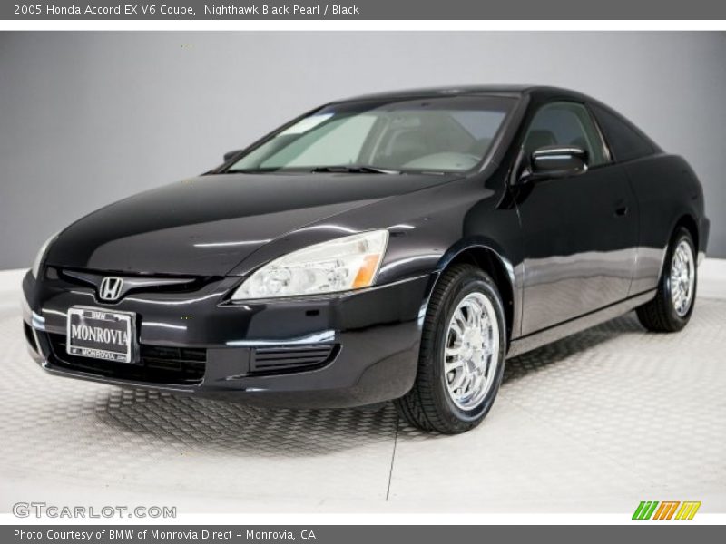 Nighthawk Black Pearl / Black 2005 Honda Accord EX V6 Coupe