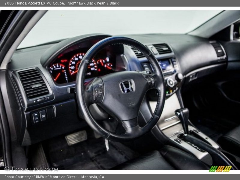Nighthawk Black Pearl / Black 2005 Honda Accord EX V6 Coupe