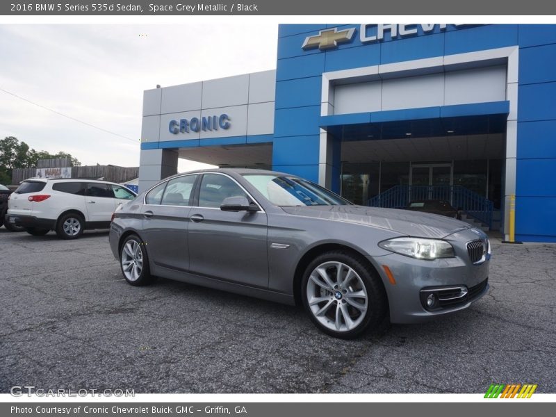 Space Grey Metallic / Black 2016 BMW 5 Series 535d Sedan