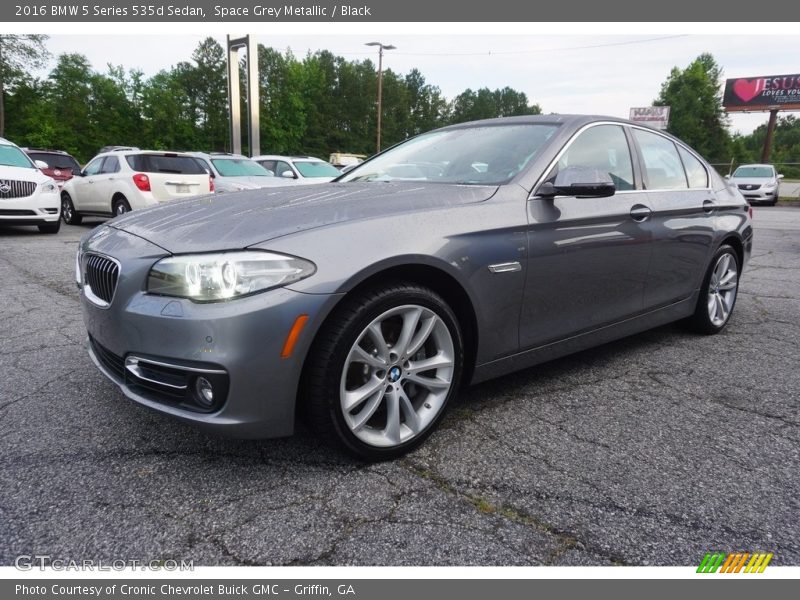 Space Grey Metallic / Black 2016 BMW 5 Series 535d Sedan