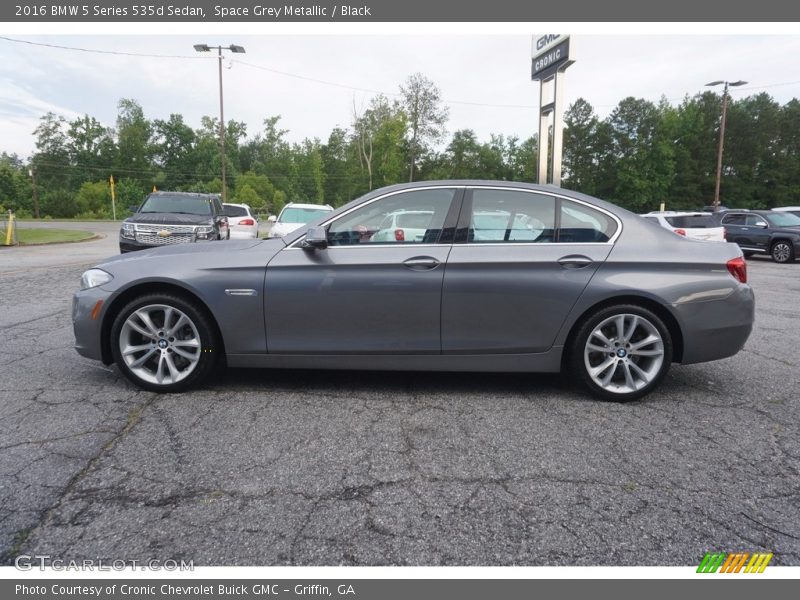 Space Grey Metallic / Black 2016 BMW 5 Series 535d Sedan