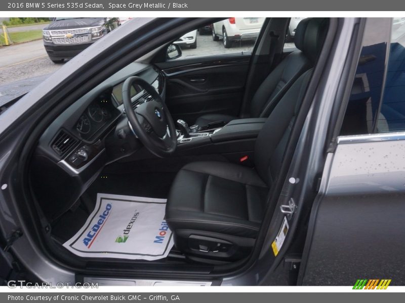 Space Grey Metallic / Black 2016 BMW 5 Series 535d Sedan