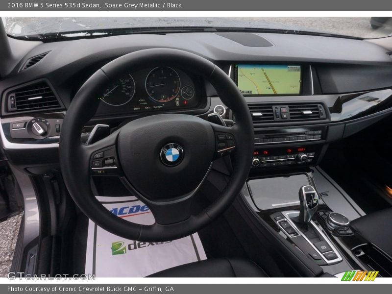 Space Grey Metallic / Black 2016 BMW 5 Series 535d Sedan