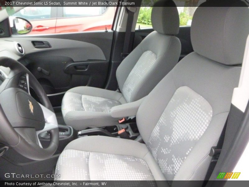 Summit White / Jet Black/Dark Titanium 2017 Chevrolet Sonic LS Sedan