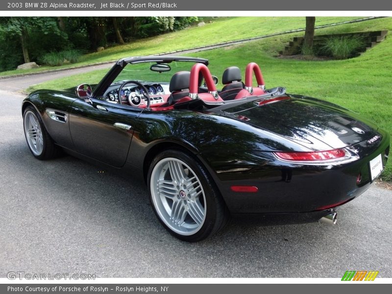 Jet Black / Sport Red/Black 2003 BMW Z8 Alpina Roadster