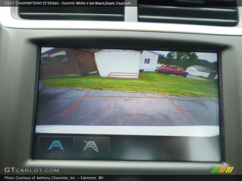 Summit White / Jet Black/Dark Titanium 2017 Chevrolet Sonic LS Sedan