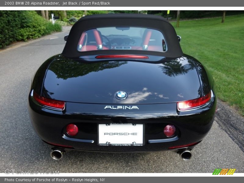 Jet Black / Sport Red/Black 2003 BMW Z8 Alpina Roadster