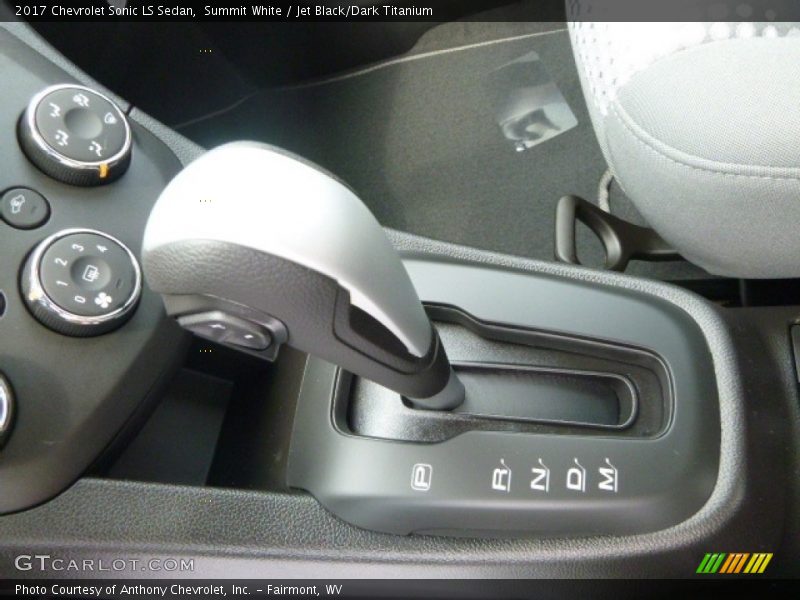 Summit White / Jet Black/Dark Titanium 2017 Chevrolet Sonic LS Sedan