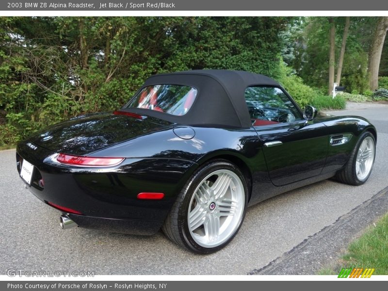 Jet Black / Sport Red/Black 2003 BMW Z8 Alpina Roadster