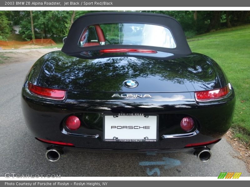 Jet Black / Sport Red/Black 2003 BMW Z8 Alpina Roadster