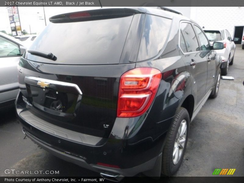 Black / Jet Black 2017 Chevrolet Equinox LT AWD