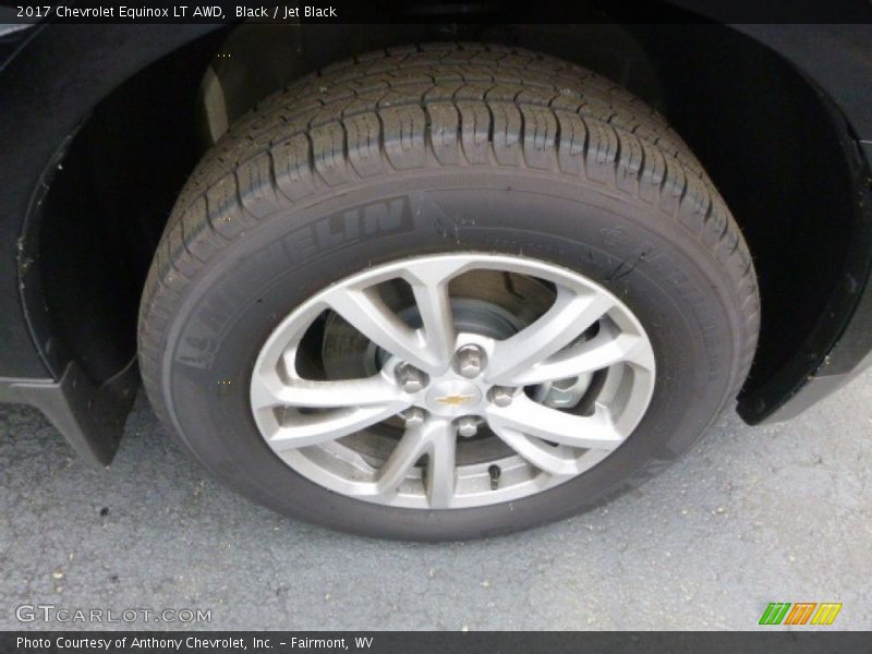 Black / Jet Black 2017 Chevrolet Equinox LT AWD