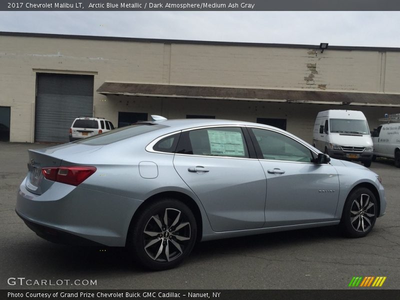 Arctic Blue Metallic / Dark Atmosphere/Medium Ash Gray 2017 Chevrolet Malibu LT