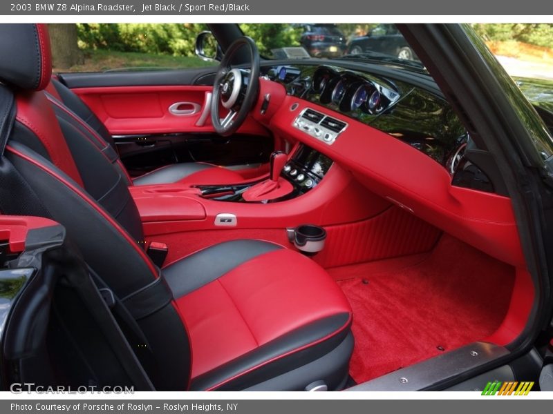 Jet Black / Sport Red/Black 2003 BMW Z8 Alpina Roadster