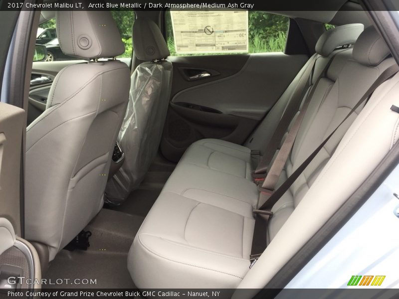 Arctic Blue Metallic / Dark Atmosphere/Medium Ash Gray 2017 Chevrolet Malibu LT
