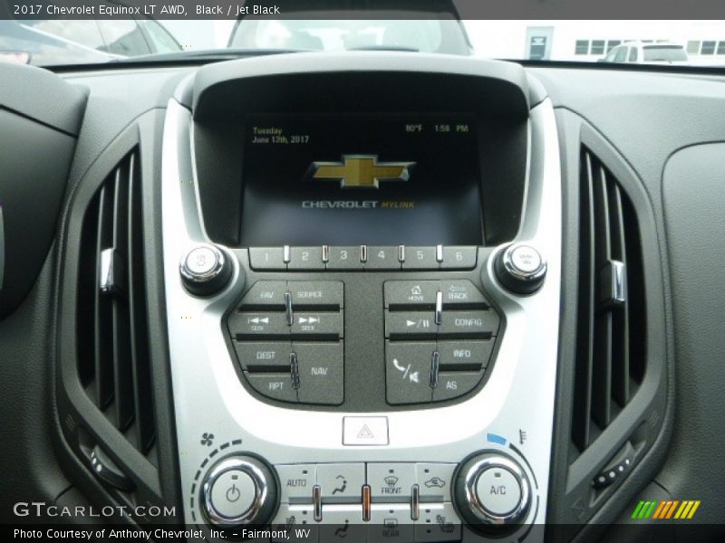 Black / Jet Black 2017 Chevrolet Equinox LT AWD