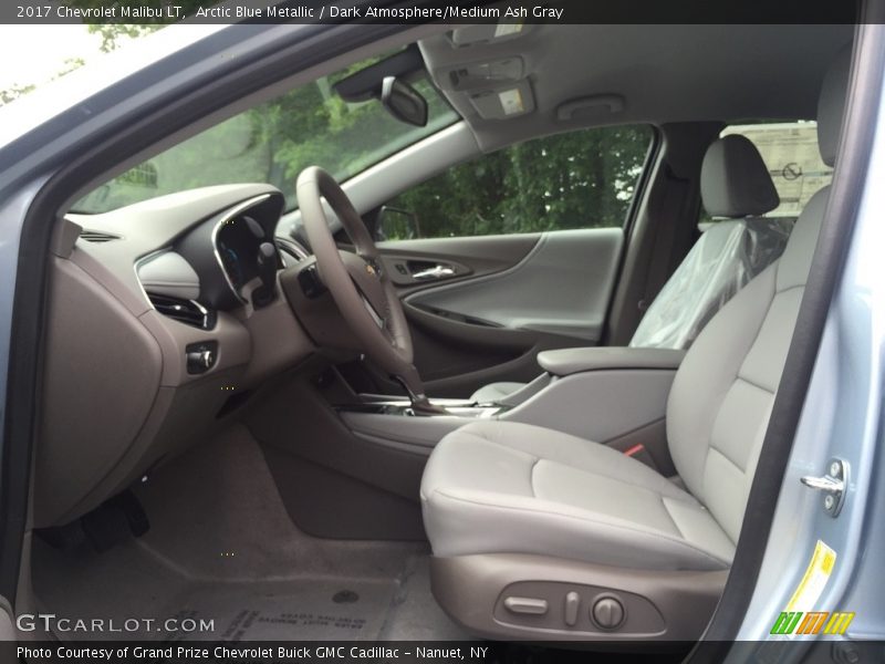 Arctic Blue Metallic / Dark Atmosphere/Medium Ash Gray 2017 Chevrolet Malibu LT