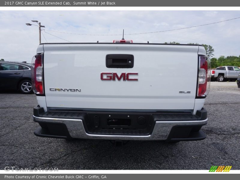 Summit White / Jet Black 2017 GMC Canyon SLE Extended Cab